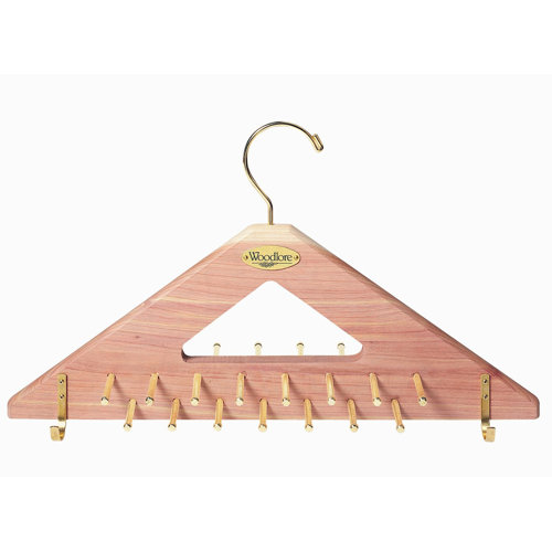 Woodlore Tie and Belt Hanging Organizer Wayfair